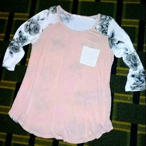 Lelis Floral Half Sleeve Blouse